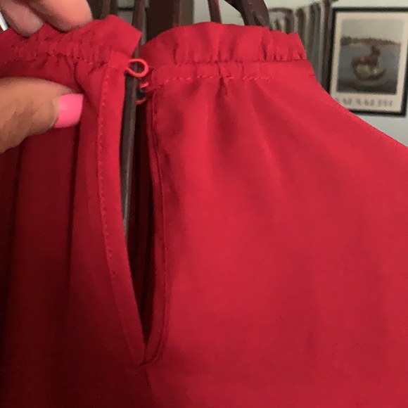 Beautiful rich red blouse - Picture 3 of 4